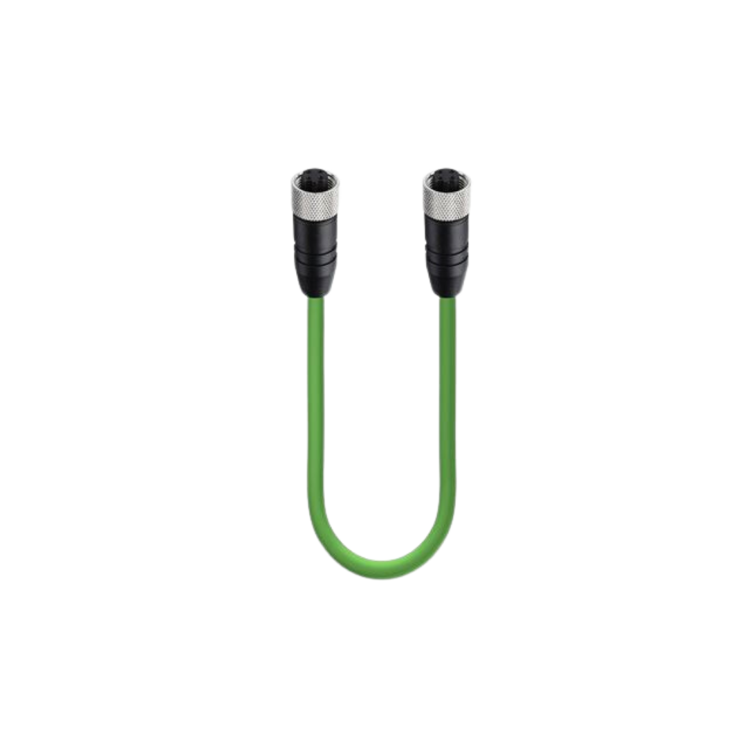 M12 - D coded Profinet Data Double-ended cord set Female - Female